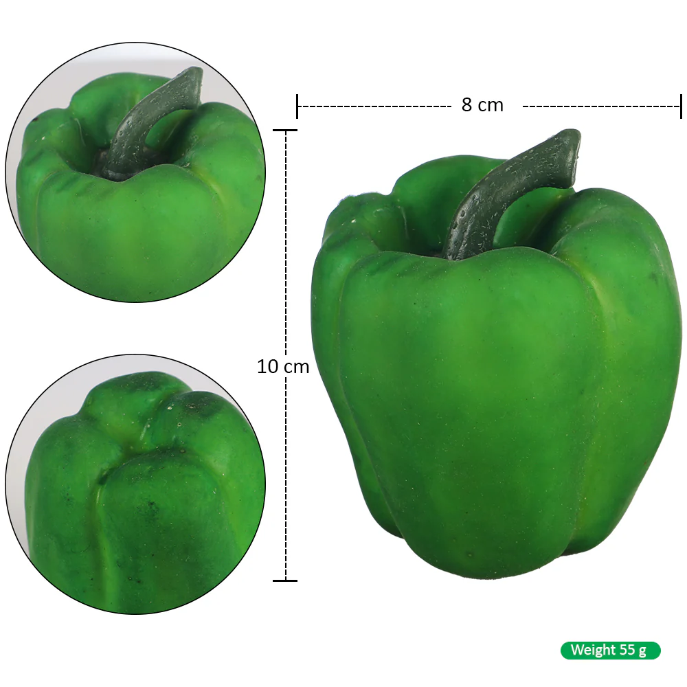 Single Piece Decorative Fake Bell Pepper - Image 8