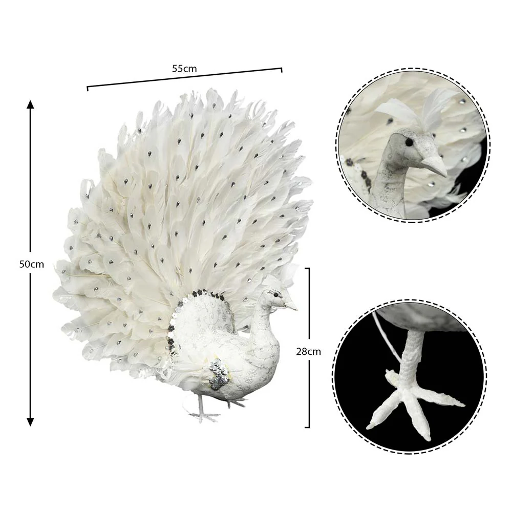 Decorative Fancy Peacock Bird - Image 3