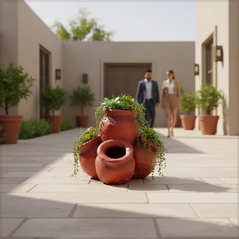 1 Piece Decorative Garden Plant Pot (Decorative Pot Only) - Image 5