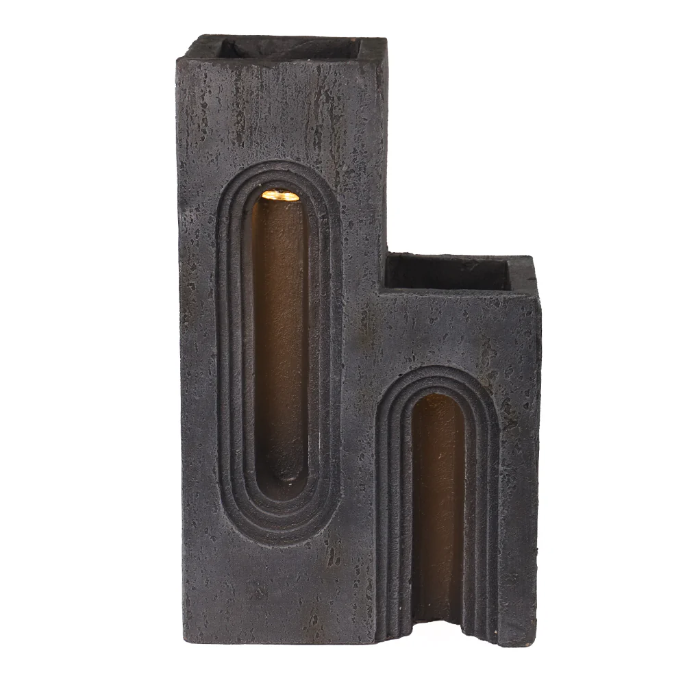 1 Piece Decorative Lighting Gray Pots - Image 3