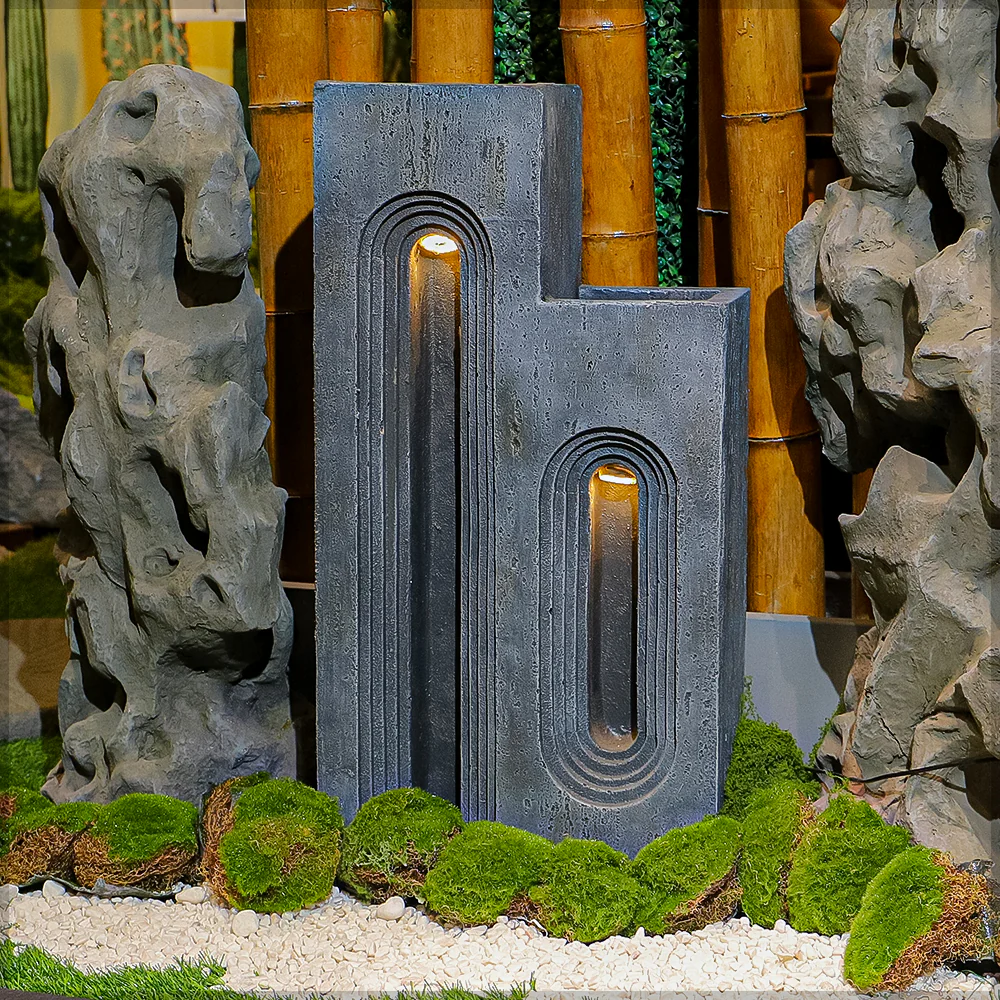 1 Piece Decorative Lighting Gray Pots - Image 9
