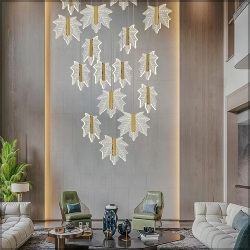 Decorative Maple Leaf Hanging Ceiling Lights - Image 6