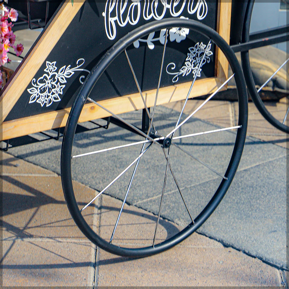 Decorative Metal Bicycle with Flower Stand - Image 14
