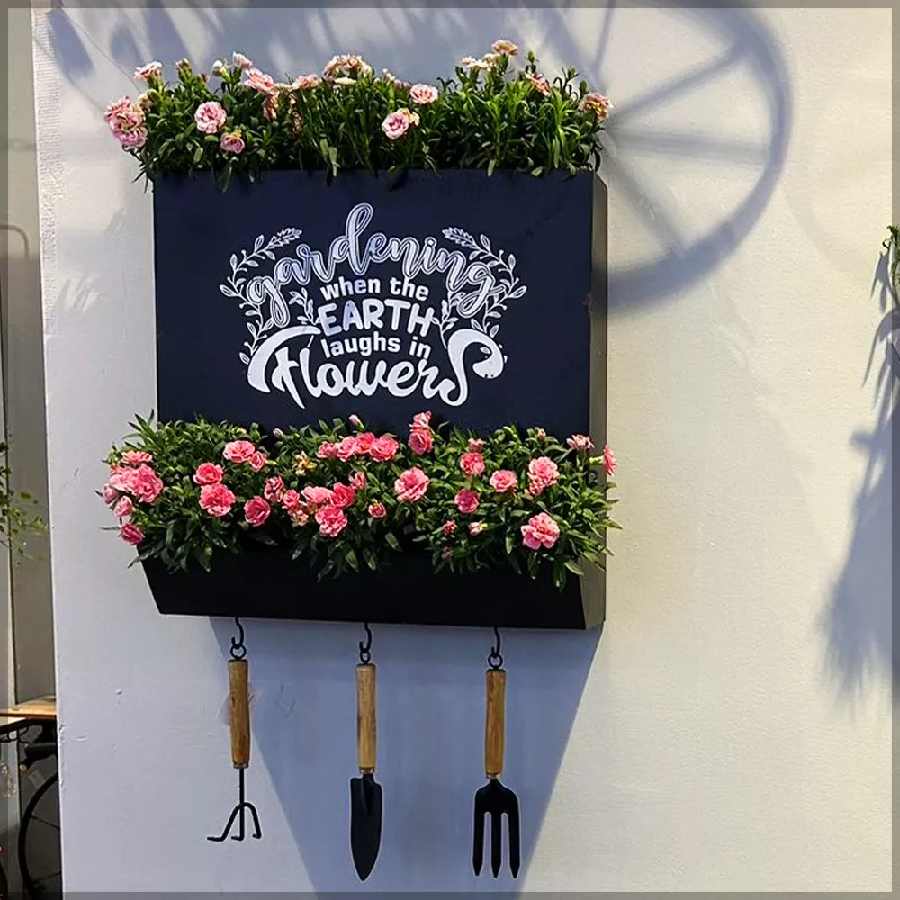 Decorative Metal Wall Planter - Image 5