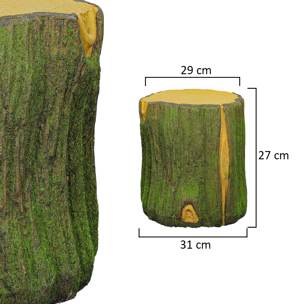 1 Piece Decorative Mossy Tree Stump( Stump Only) - Image 3