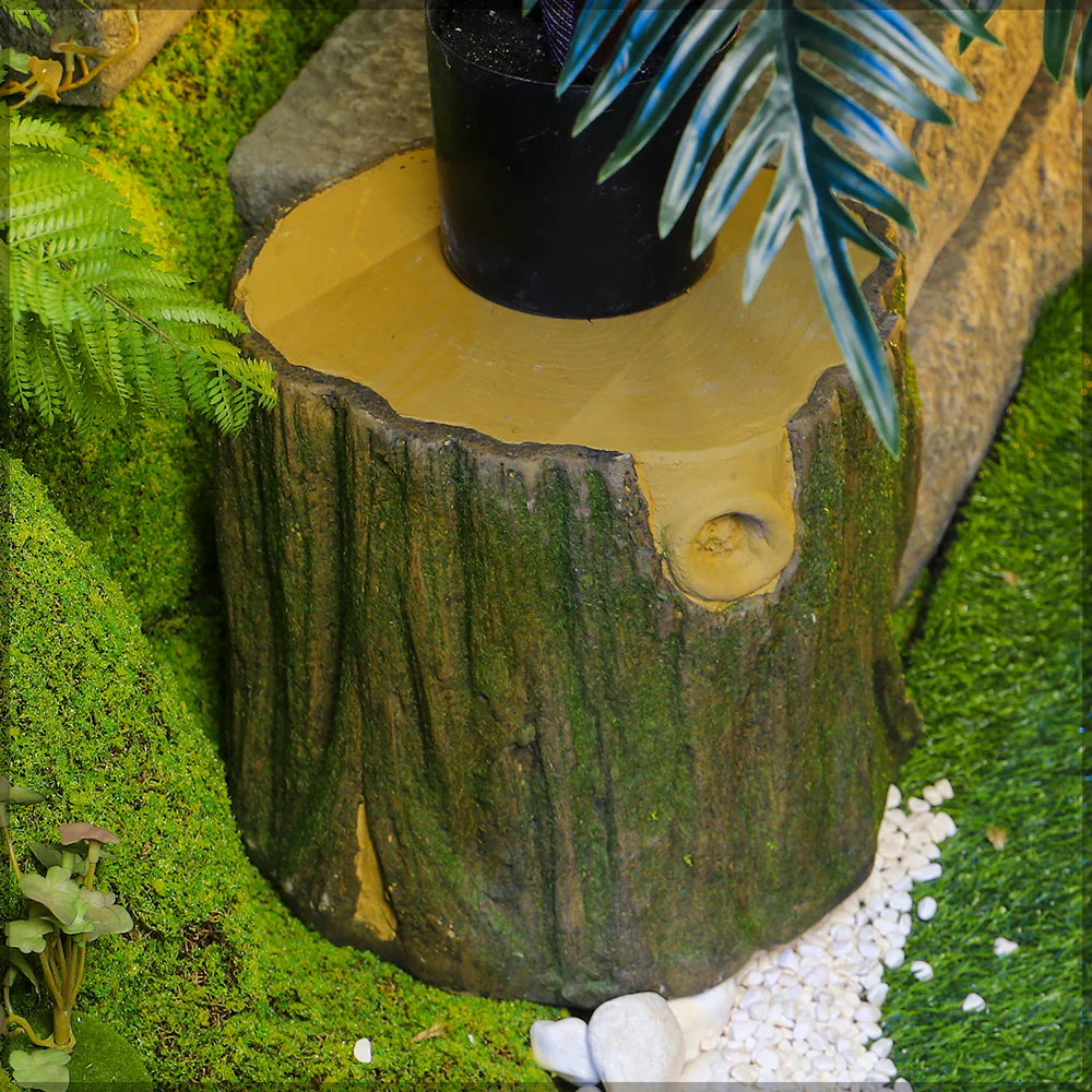 1 Piece Decorative Mossy Tree Stump( Stump Only) - Image 6