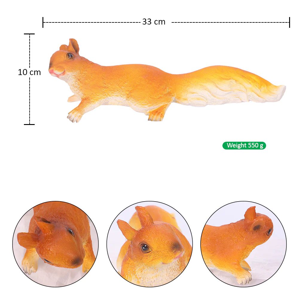 1 Piece Decorative Squirrel Statue for Garden Decoration (Squirrel Only) - Image 3