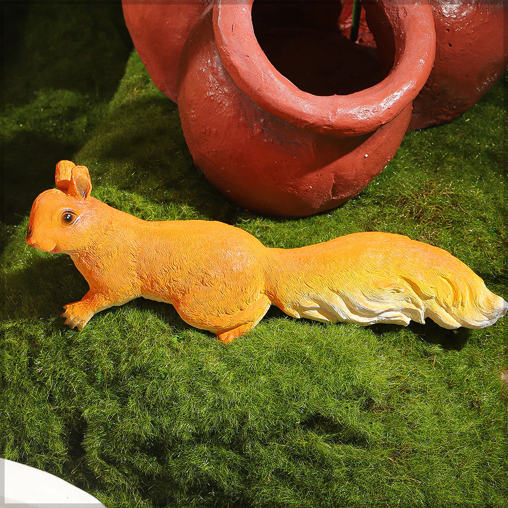 1 Piece Decorative Squirrel Statue for Garden Decoration (Squirrel Only) - Image 4