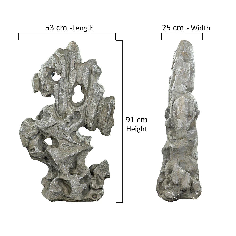1 Piece Decorative Stone Sculpture for Garden( Decorative Sculpture Only) - Image 9