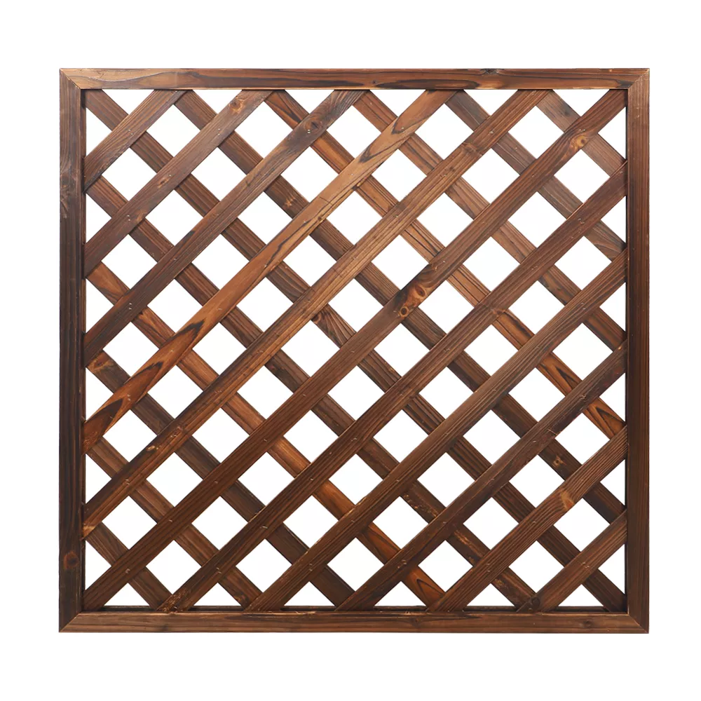1 Piece Decorative Wooden Fence Screen (Screen Only) - Image 2