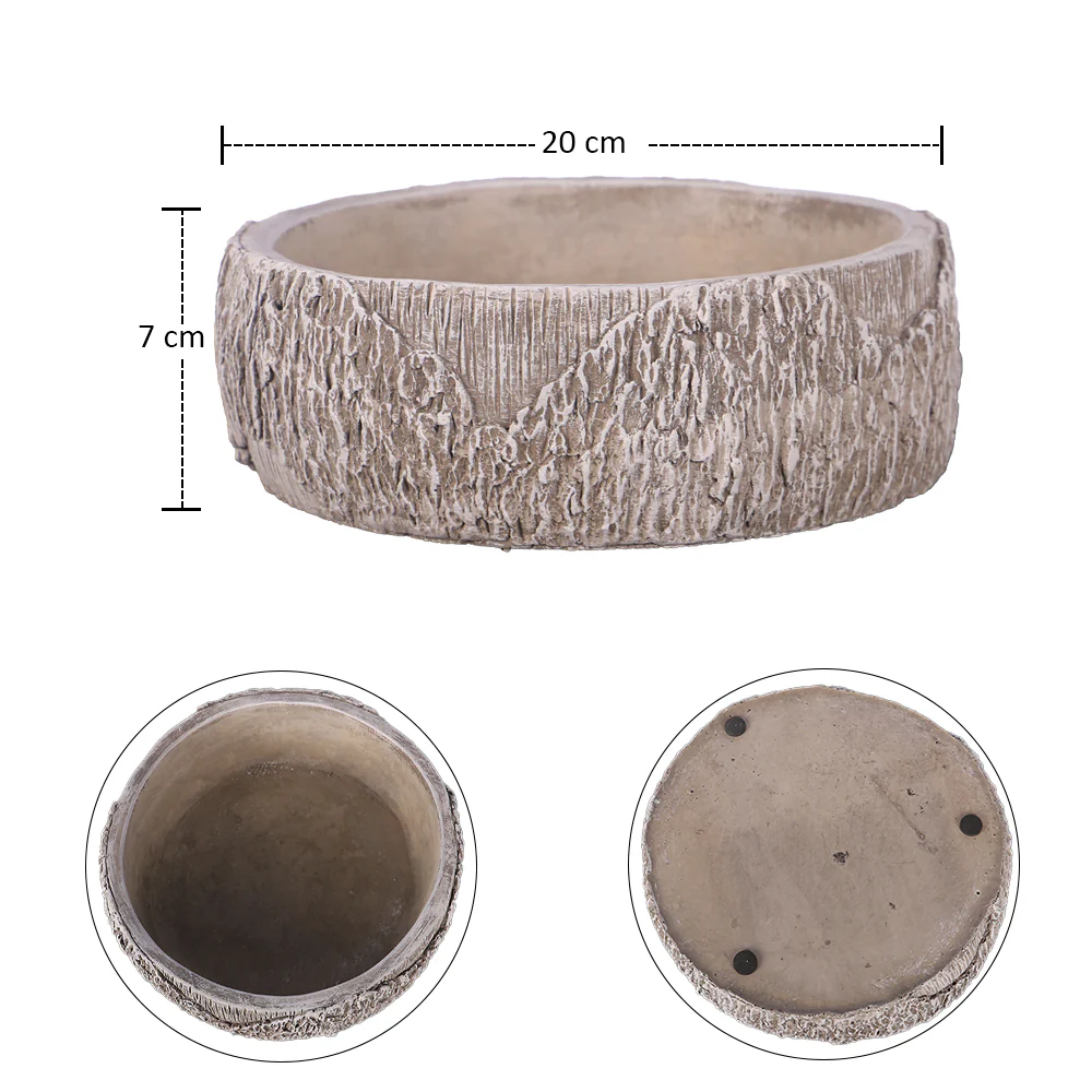 Designed Small Cement Vase - Image 5