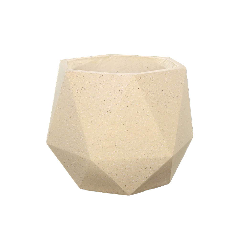 Diamond Shaped Cream Planter - Image 3