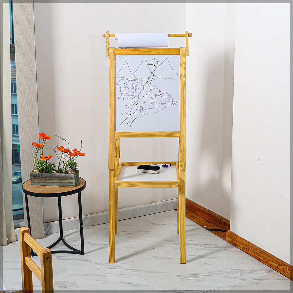 Double Sided Wooden Blackboard(without accessories) - Image 5