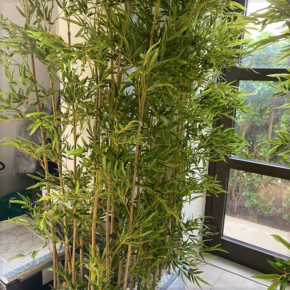 Elegant Indoor Bamboo Planters for Natural Privacy for display purposes only (non-sale) - Image 3