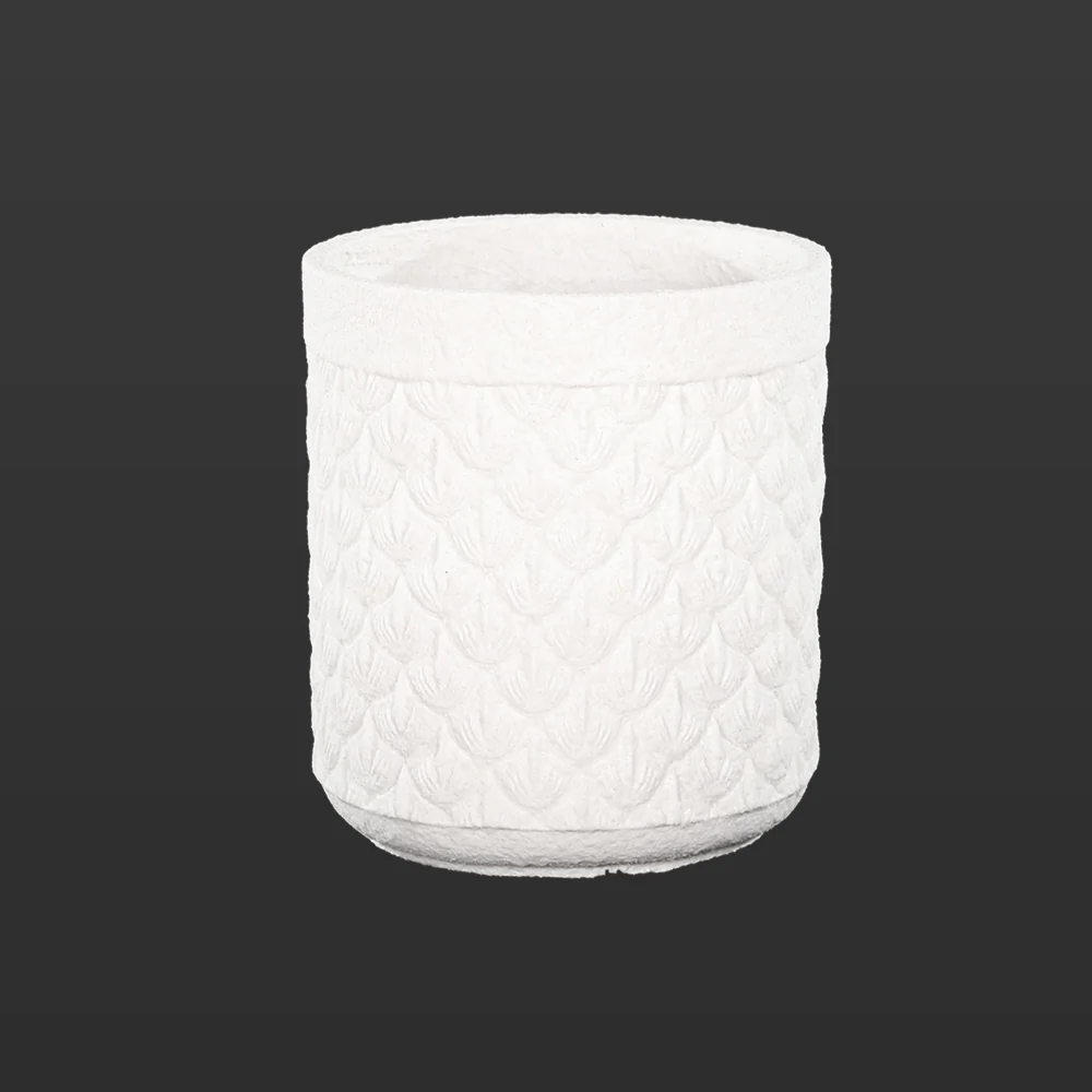 Embossed Ceramic Pot - Image 3