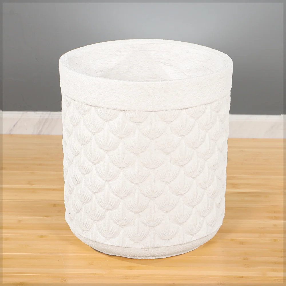 Embossed Ceramic Pot - Image 6