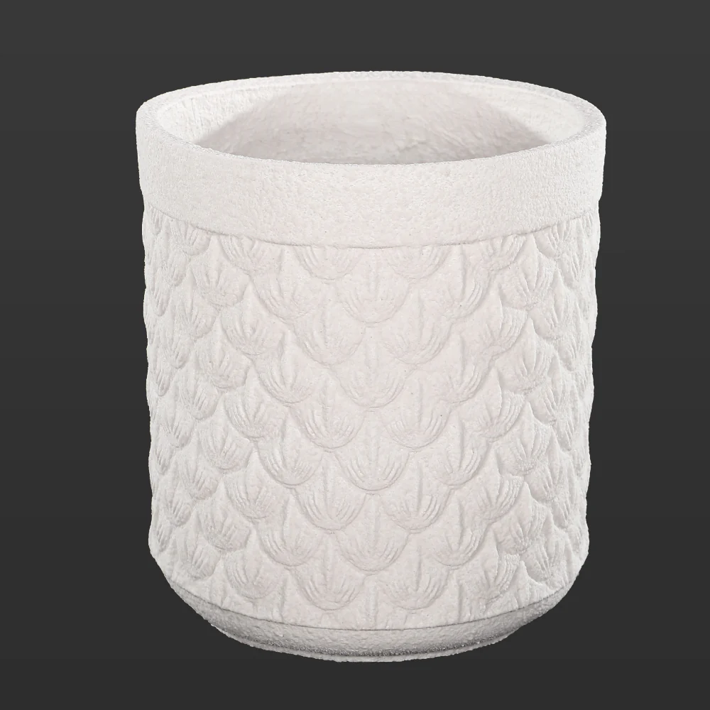Embossed Ceramic Pot - Image 8