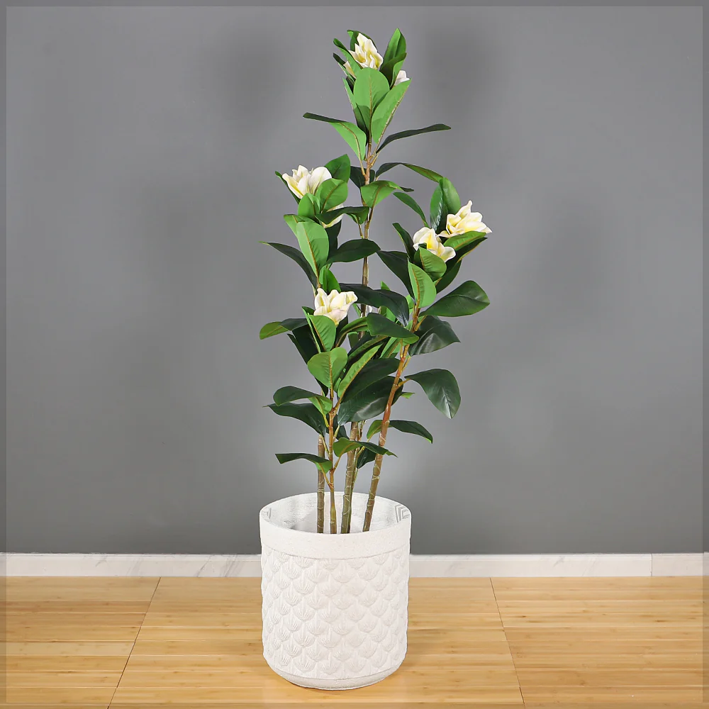 Embossed Ceramic Pot - Image 9