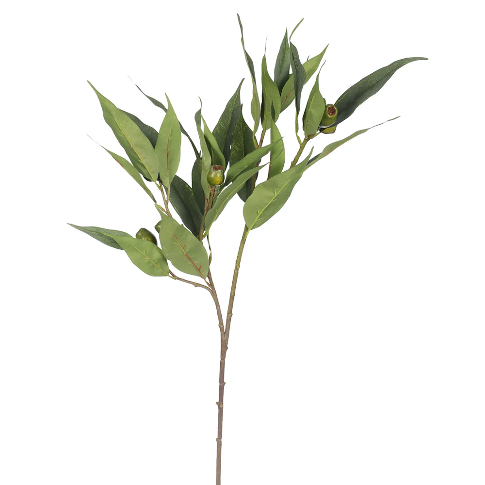 Faux Eucalyptus Gumnut Spray(without vase) - Image 16