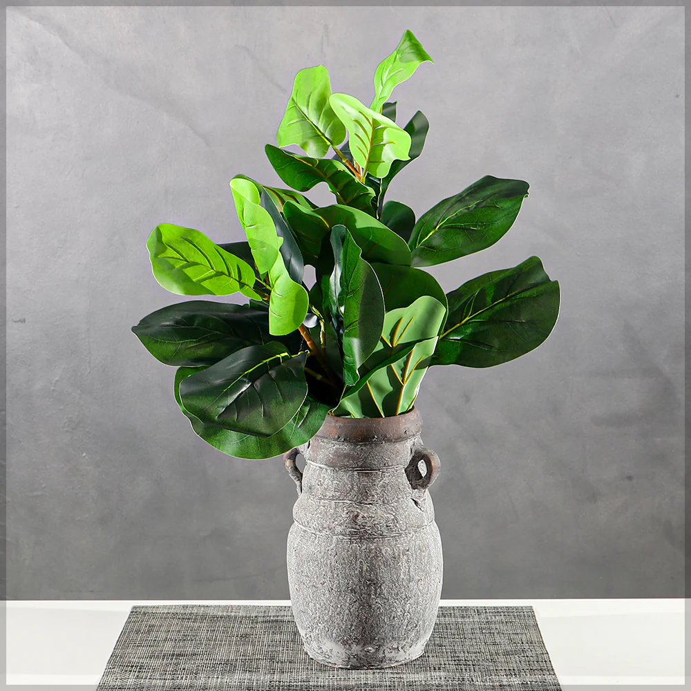 Faux Fiddle Leaf Single Stem (without vase)