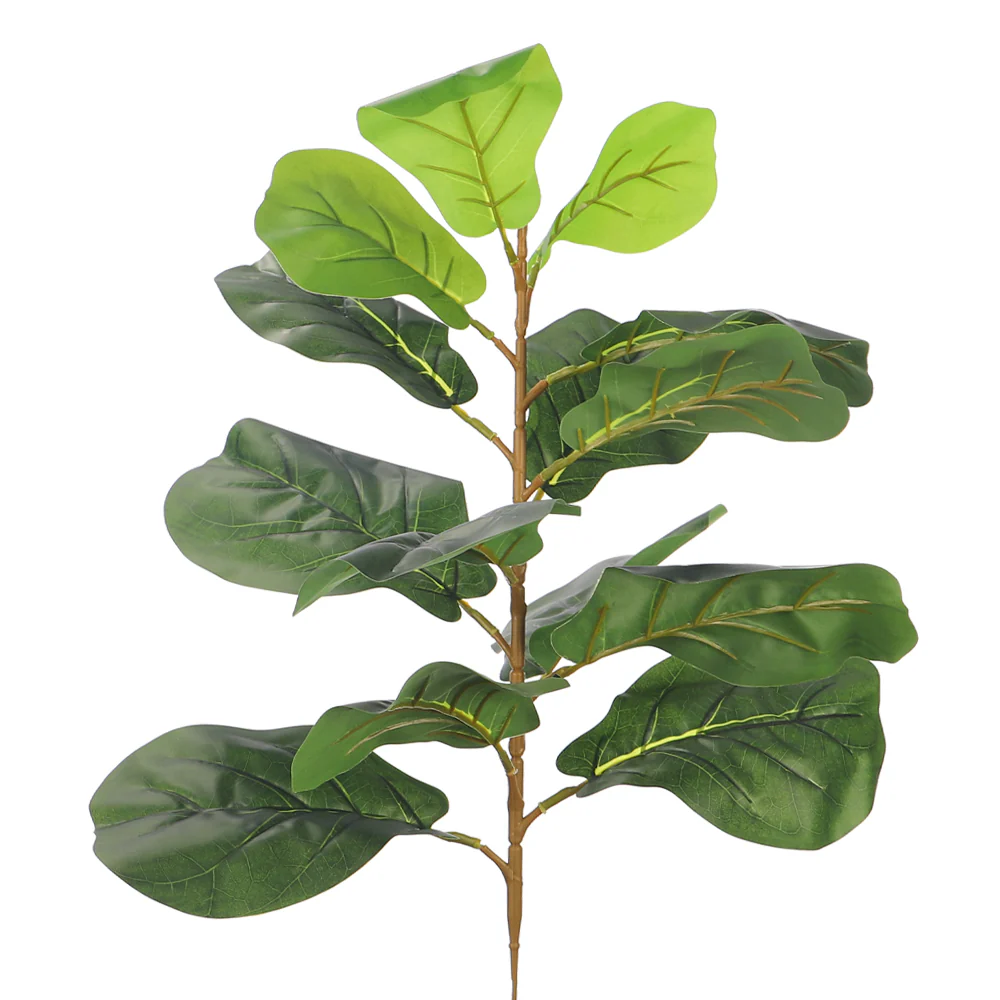 Faux Fiddle Leaf Single Stem (without vase) - Image 4