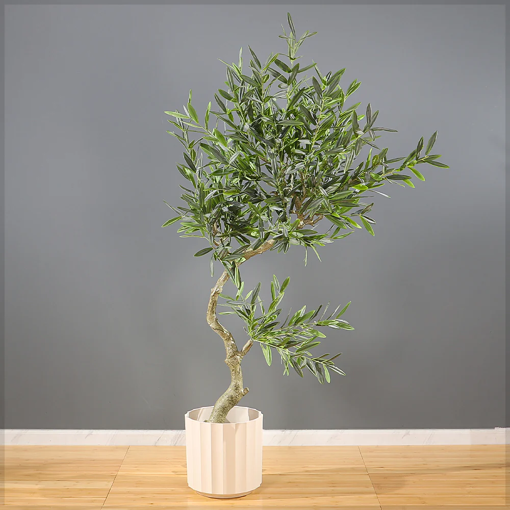 Faux Olive Tree 160cm (with black nursery pot)