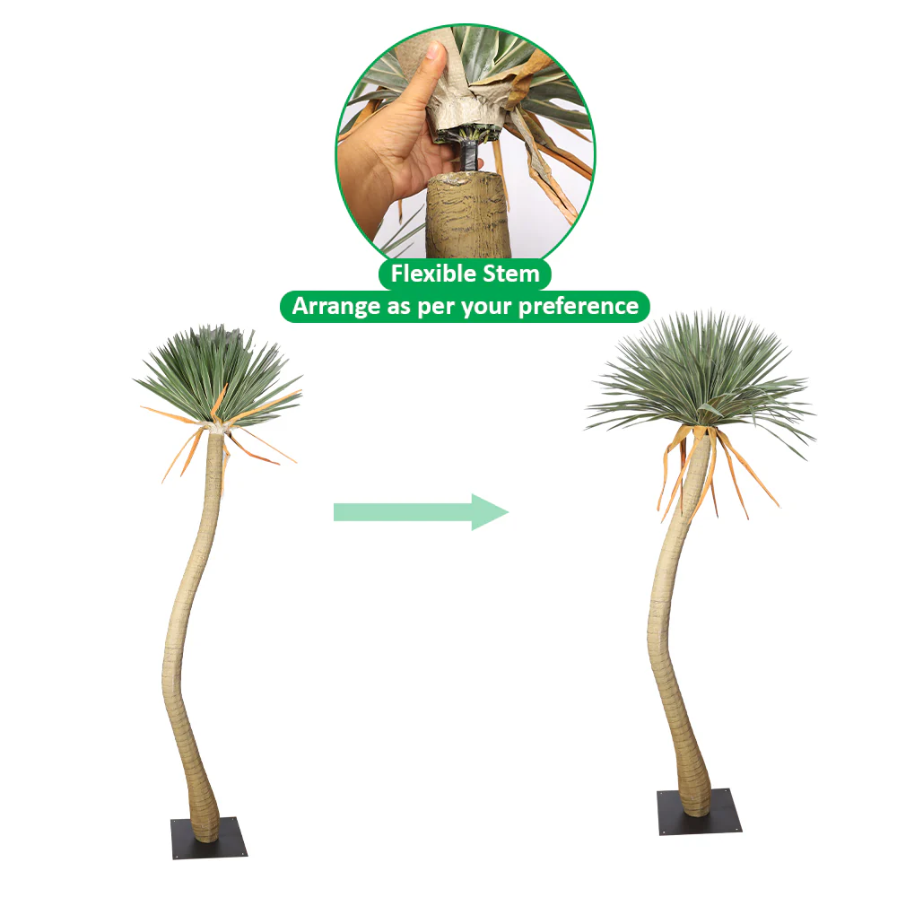 Faux Yucca Tree 275cm Tall - Image 3