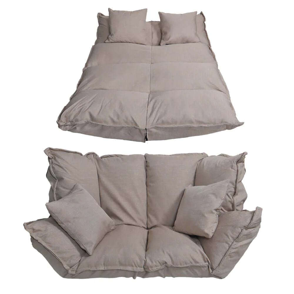 Floor Furniture Reclining Japanese Futon Lazy Sofa Bed - Image 14