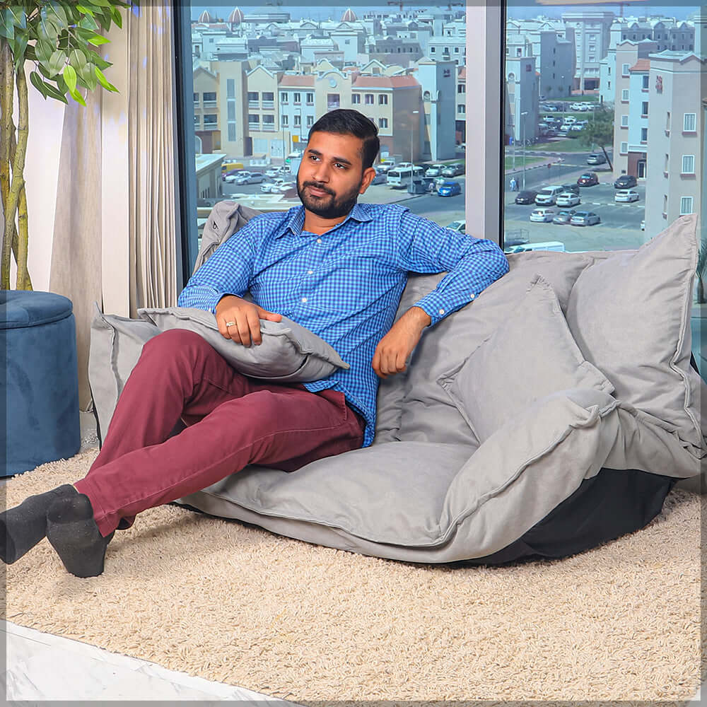 Floor Furniture Reclining Japanese Futon Lazy Sofa Bed - Image 30