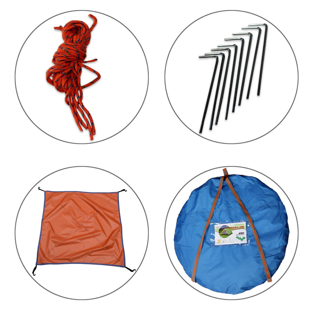 1 Piece Foldable Polyester Camping Tent - Image 5