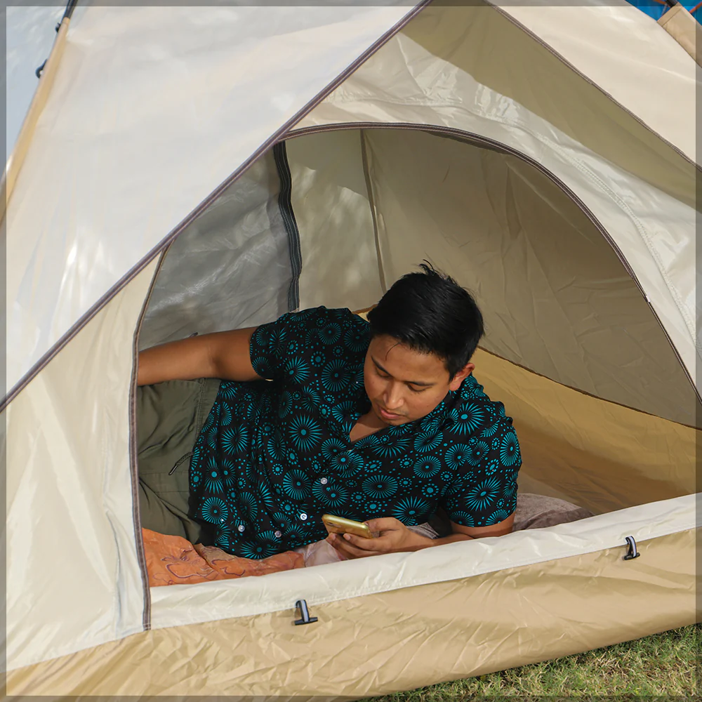 Foldable Polyester Pop-up Camping Tent(Tent Only) - Image 8