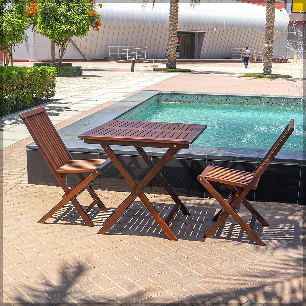 Foldable Wooden Garden Chair - Image 9