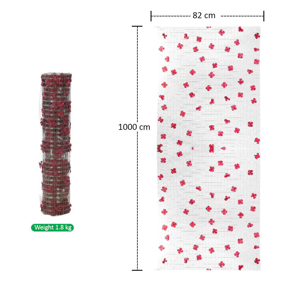 Galvanized Chicken Wire Mesh With Flower - Image 2
