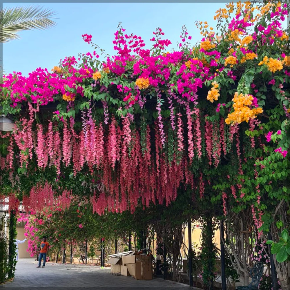 Garden Hanging Flower Arrangement for display purposes only (non-sale)
