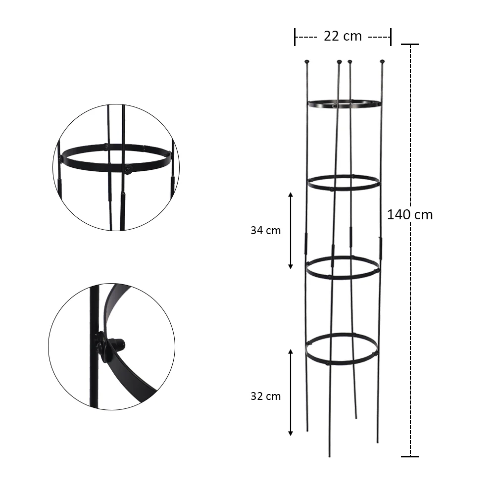 1 Piece Garden Trellis for Supporting Climbing Plants(Stand Only) - Image 3