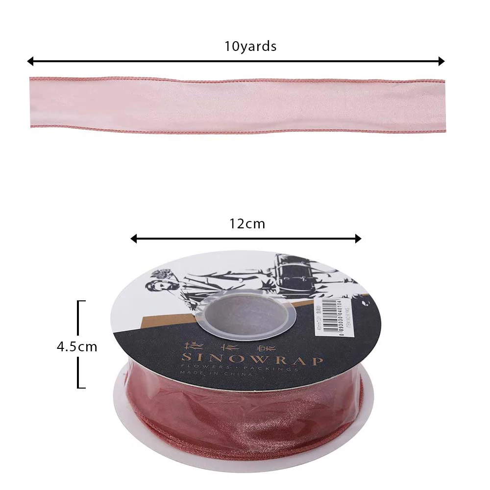 Gift Wrapping Ribbon Pink 2 pcs - Image 2