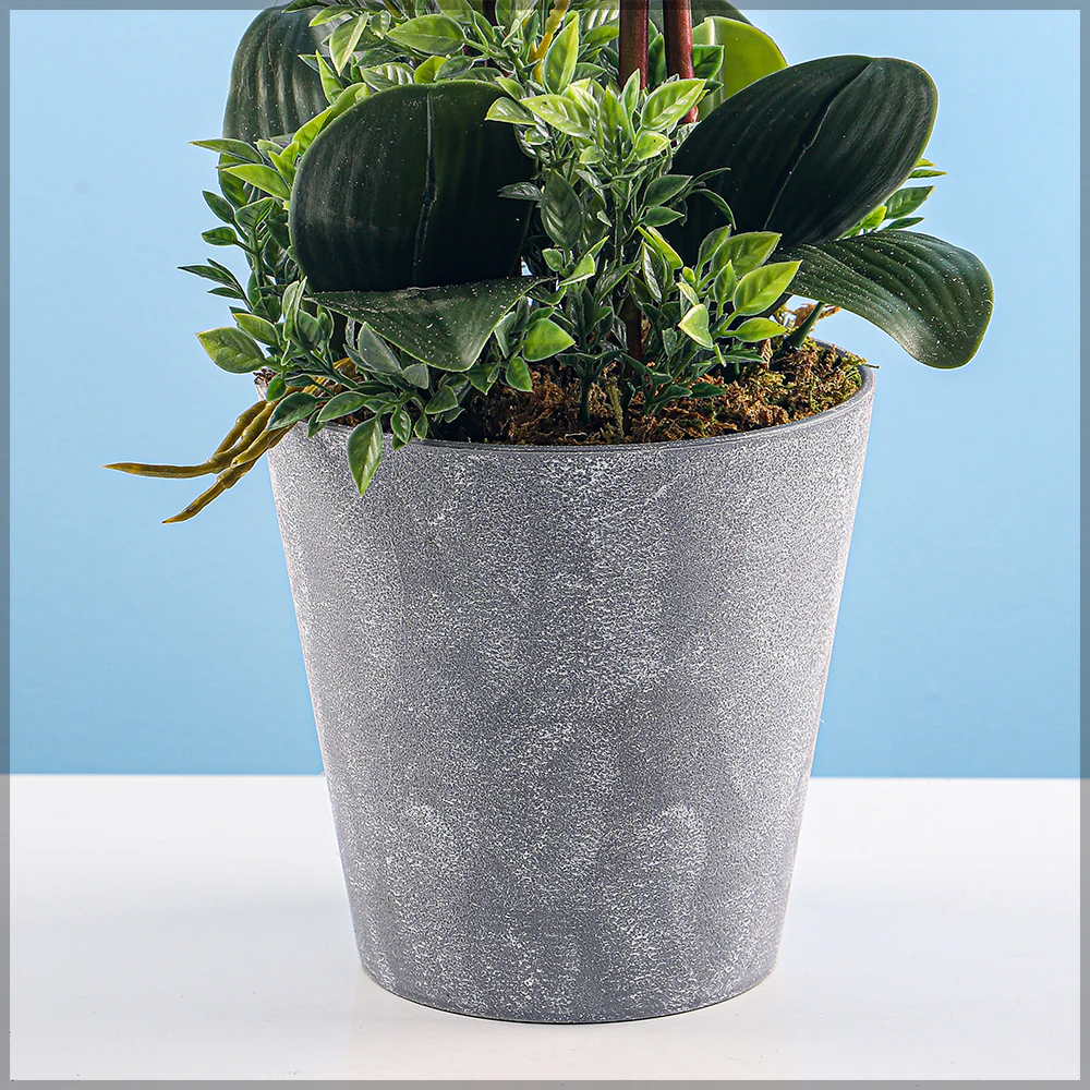 Gray Plastic Planter Pot - Image 11