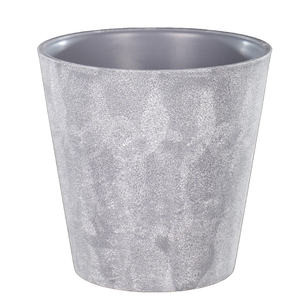 Gray Plastic Planter Pot - Image 12