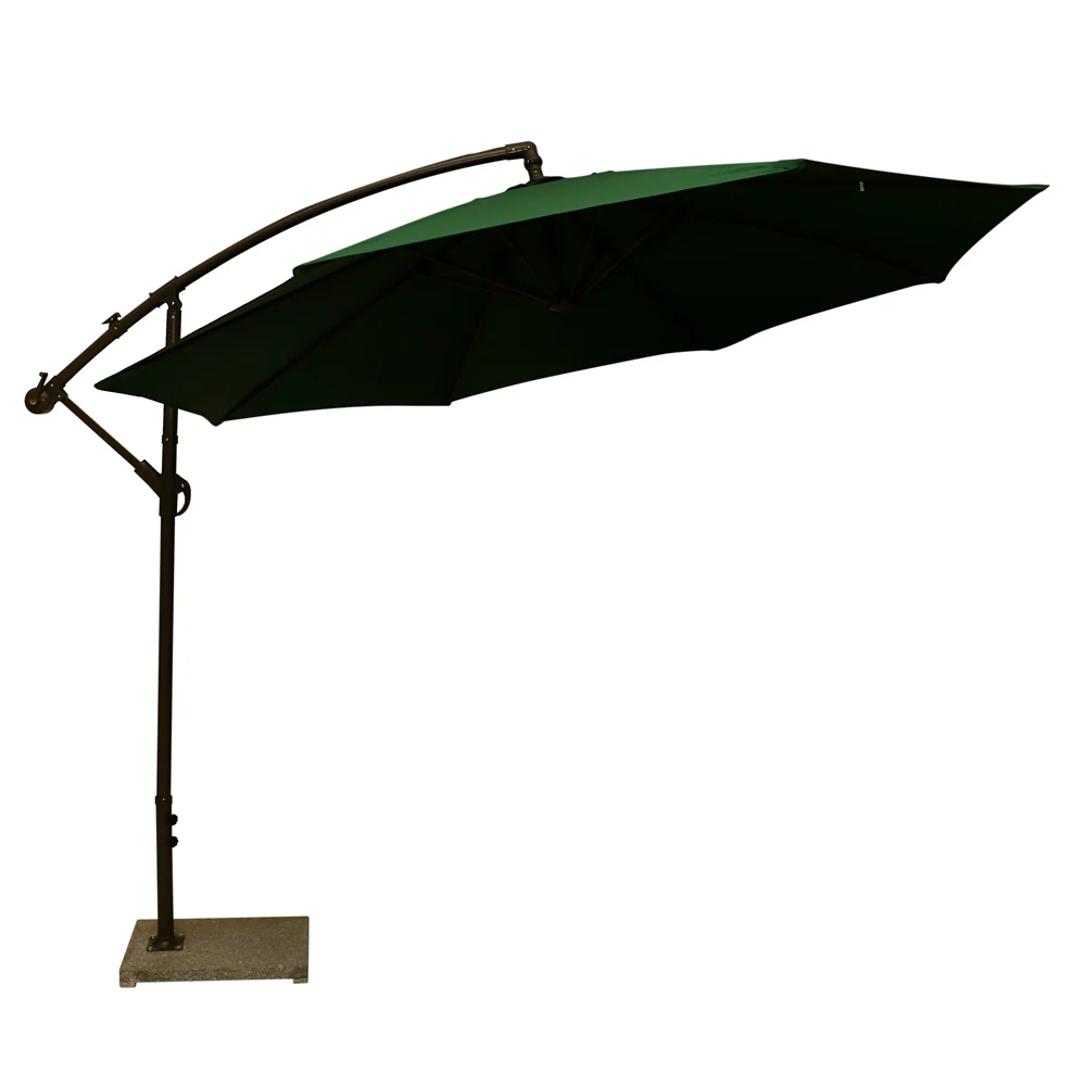 Green Cantilever Hanging Umbrella(Umbrella with Base Only) - Image 2