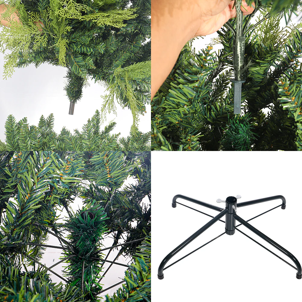1 Piece Green Christmas Tree with Cypress Leaves ( Chirstmas Tree only, Ornaments not Included) - Image 4