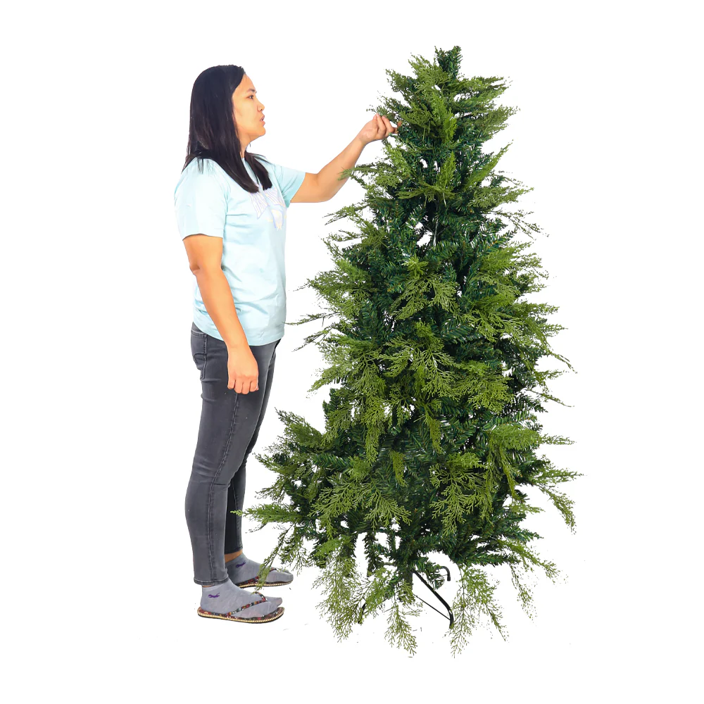 1 Piece Green Christmas Tree with Cypress Leaves ( Chirstmas Tree only, Ornaments not Included) - Image 5