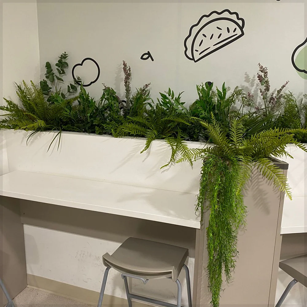 Green Corner at the Café Bar with Hanging Garden Glow for display purposes only (non-sale) - Image 6