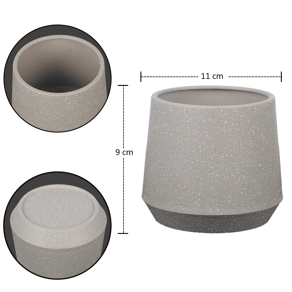 Grey Plastic Pots - Image 2