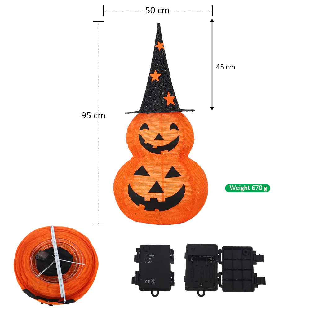 Halloween Collapsible Pumpkin Decoration (only collapsible pumpkin) - Image 2