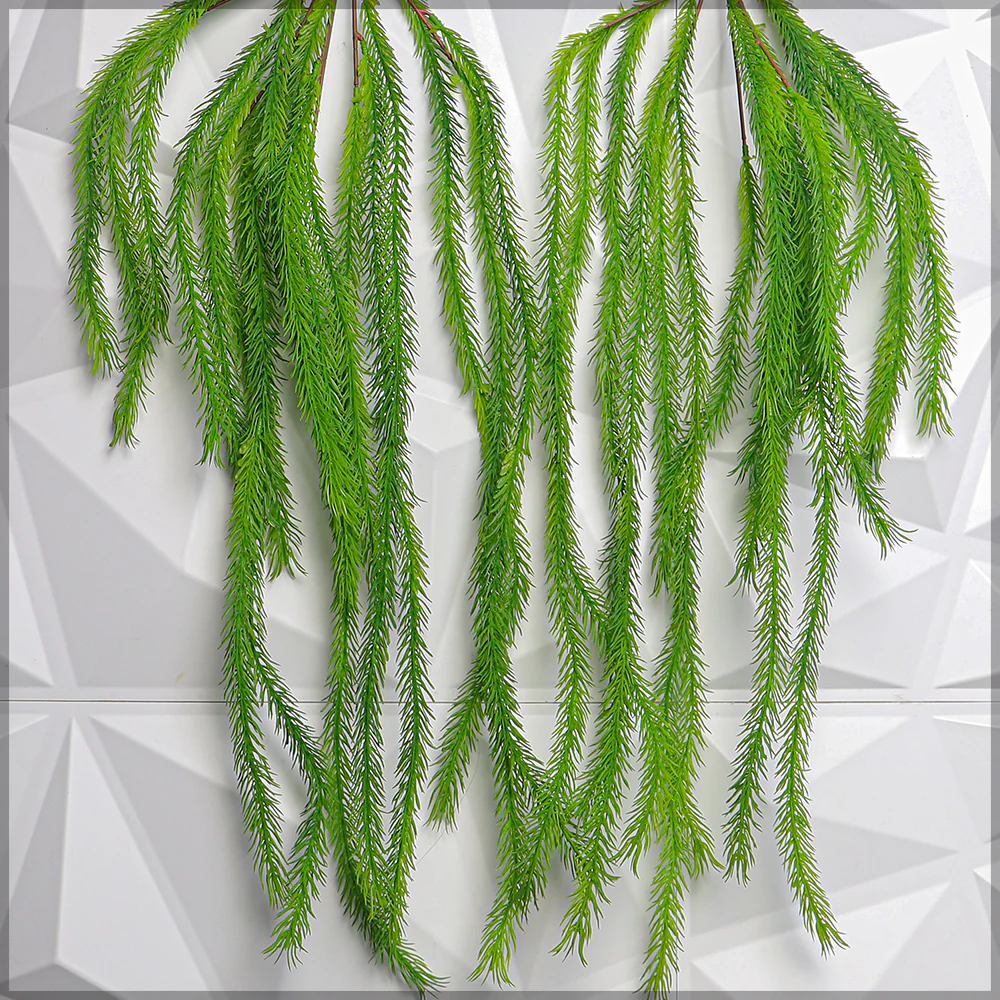 Hanging Artificial Single Bunch Plant Leaf