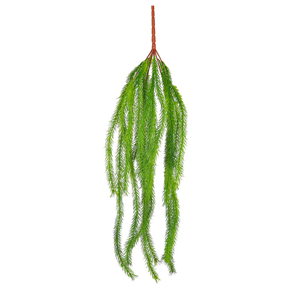 Hanging Artificial Single Bunch Plant Leaf - Image 2