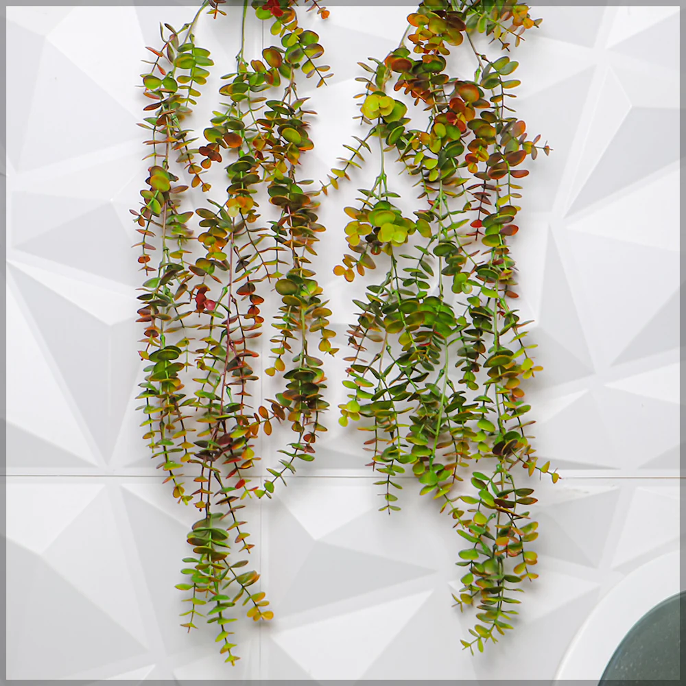 Hanging Artificial Single Bunch Plant Leaf - Image 4