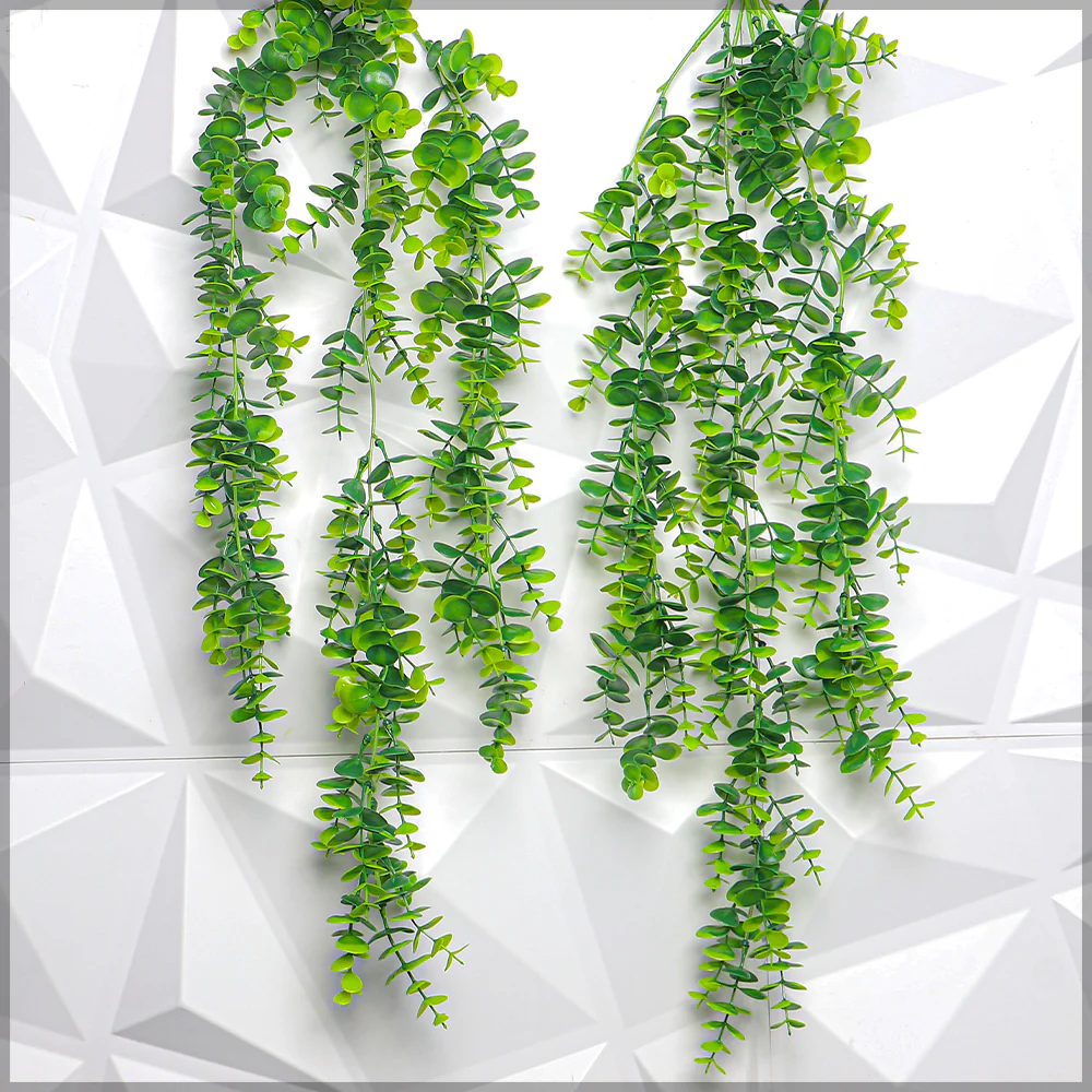 Hanging Artificial Single Bunch Plant Leaf - Image 7