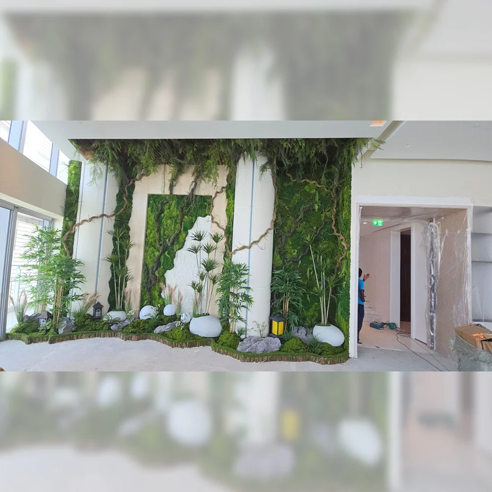 Indoor Green Oasis with Living Wall for display purposes only (non-sale) - Image 14