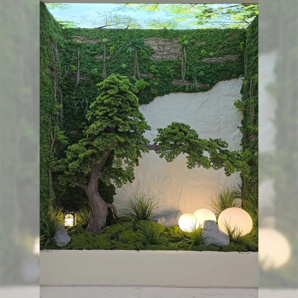 Indoor Green Oasis with Living Wall for display purposes only (non-sale) - Image 2